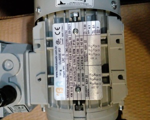 Gearmoto for inlet-TD 0,18Kw 3F 220/380V 50/60Hz alum pulley